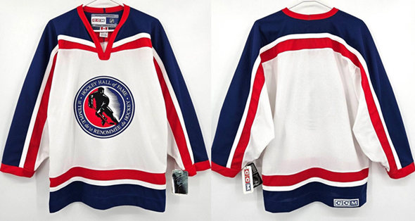 Men's CCM Blank White Stitched Hockey Jersey